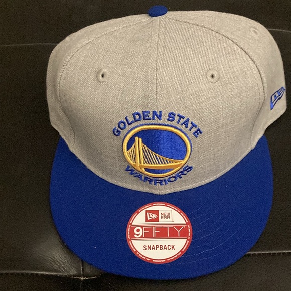New Era Other - New Era Gray and Blue Golden State Warriors Snapback Hat